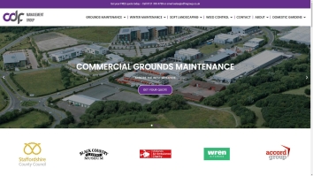 Screenshot of CDF Management Group website