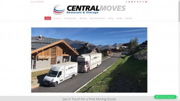 Screenshot of Central Moves website