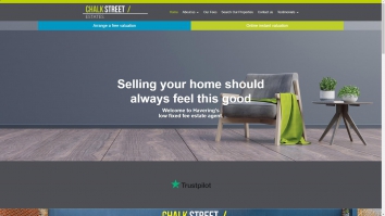 Screenshot of Chalk Street Estates , Havering website