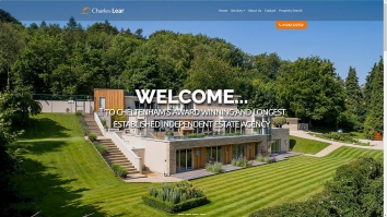 Screenshot of Charles Lear, Cheltenham website