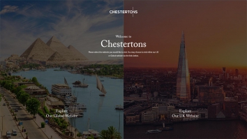 Screenshot of Chestertons Estate Agents , Barnes Village website