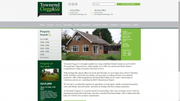 Screenshot of Townend Clegg & Co - Howden website