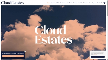 Screenshot of Cloud-Let website