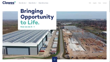 Screenshot of CWC Group, DE6 website