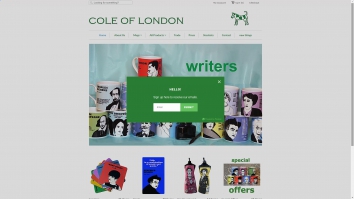 Screenshot of Cole of London website