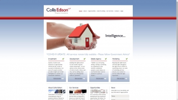 Screenshot of Collis Edison LLP, Newcastle Upon Tyne website