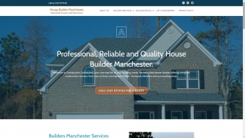 Screenshot of Construction Contractors website