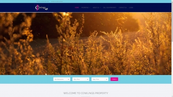 Screenshot of Cowlings Estate Agents, Bideford, North Devon website