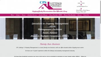 Screenshot of CPS Lettings website