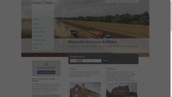 Screenshot of Marketed by Cruso Residential , Kings Lynn website