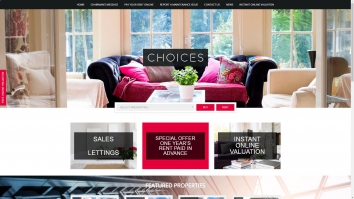 Screenshot of Daniels Property Services, Bromley website