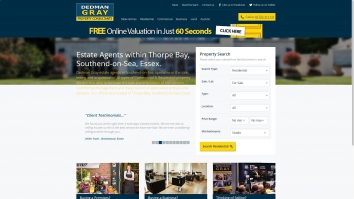 Screenshot of Dedman Gray, Essex website
