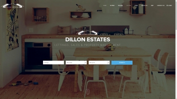 Screenshot of Dillon Estates website