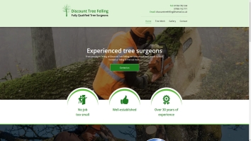 Screenshot of Discount Tree Felling website