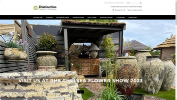 Screenshot of Distinctive Gardens Ltd website