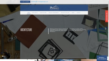Screenshot of Domus Architects and Project Managers Ltd website