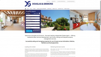 Screenshot of Douglas and Simmons website
