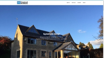 Screenshot of D Stainer-Hutchins (architects) Ltd website