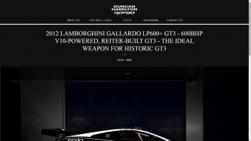 Screenshot of Duncan Hamilton & Co website