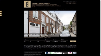 Screenshot of Edward James Estates Limited website