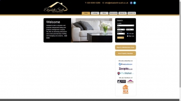 Screenshot of Elizabeth Scott Ltd website
