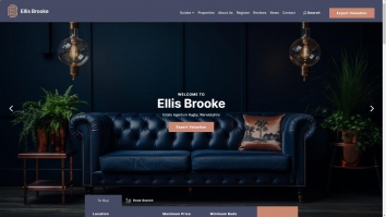 Screenshot of Ellis Brooke Estate Agents website