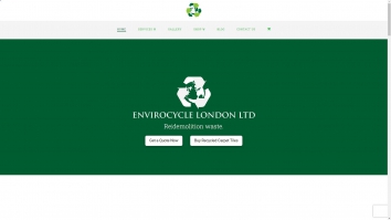 Screenshot of Office Carpet Tile Reuse, Recycling & Removal | London & Surrey website