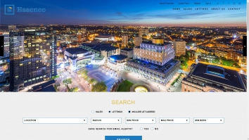 Screenshot of Essence Property Investment and Management Ltd website