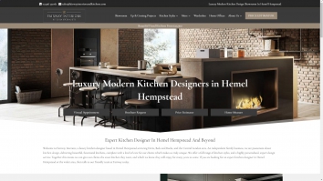 Screenshot of Luxury Kitchen Designer In Hertford | Fairway Interiors & Kitchens website