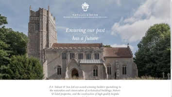 Screenshot of F A Valiant & Son Ltd website