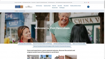 Screenshot of Come and explore Faversham | Visit Swale - Visit Swale website