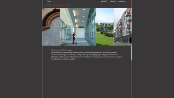 Screenshot of F B B Architects website