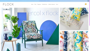 Screenshot of Flock website