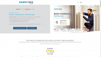 Screenshot of Gasworks Edinburgh - The Edinburgh Boiler Company website