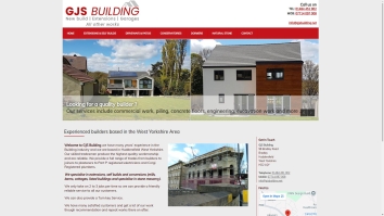 Screenshot of G J S Building website