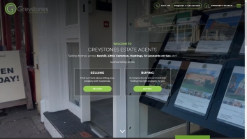 Screenshot of Greystones Estate Agents, Bexhill-on-Sea website