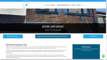 Screenshot of Hartwell Restoration website