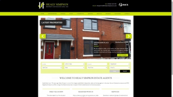 Screenshot of Healy Simpson, Wigan website