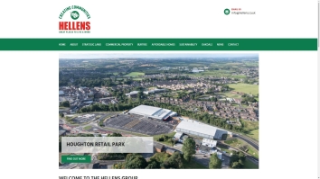 Screenshot of Hellens Group Limited website