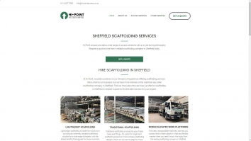 Screenshot of Hi - Point Access Ltd website