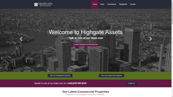 Screenshot of Highgate Asset Management, Essex website