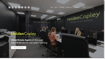 Screenshot of HoldenCopley website