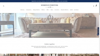 Screenshot of Homeplus website