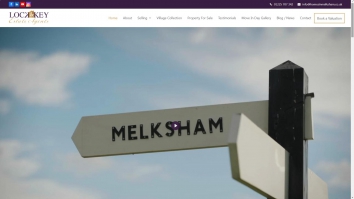 Screenshot of Lock Key Independent Estate Agents, Melksham website