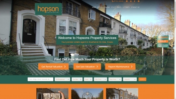 Screenshot of Estate And Letting Agents In Southend-On-Sea  - Hopson Property Management Ltd website