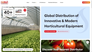 Screenshot of Hotbox International Ltd website
