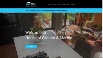 Screenshot of House of Granite & Marble Ltd website