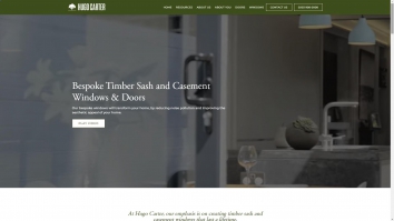 Screenshot of Hugo Carter website