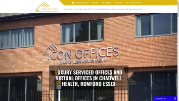 Screenshot of Icon Offices website