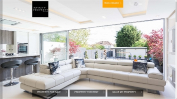 Screenshot of Infinity Property Solutions, Harrow website
